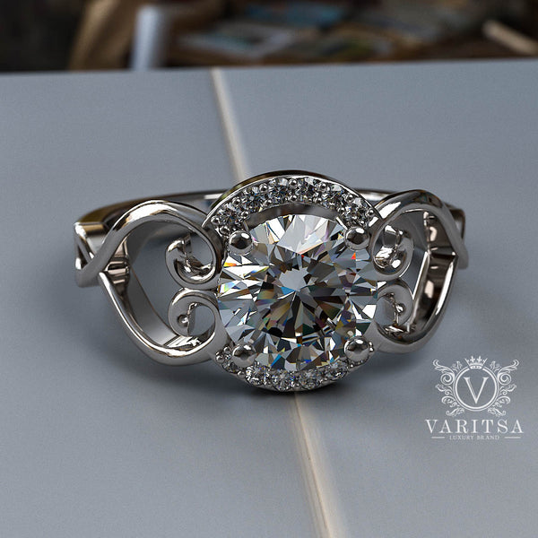 Gold Engagement Ring - 16GG75